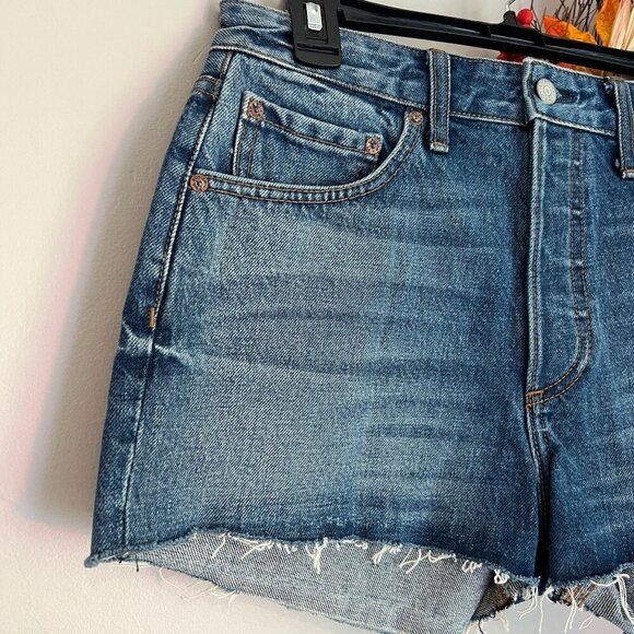 Boyish THE CODY Denim High Rise Cut Off Short Sz 27 in THE BIRDS - Picture 2 of 9